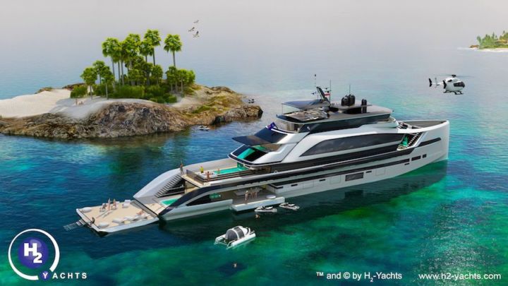 hydrogen powered yacht for sale