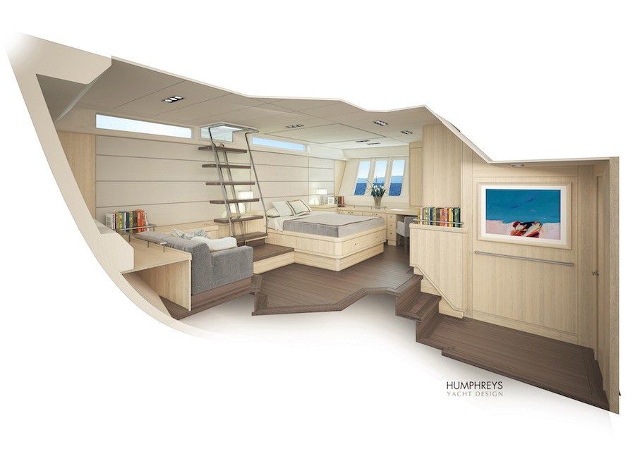 Oyster 115 Interior Owner Cabin