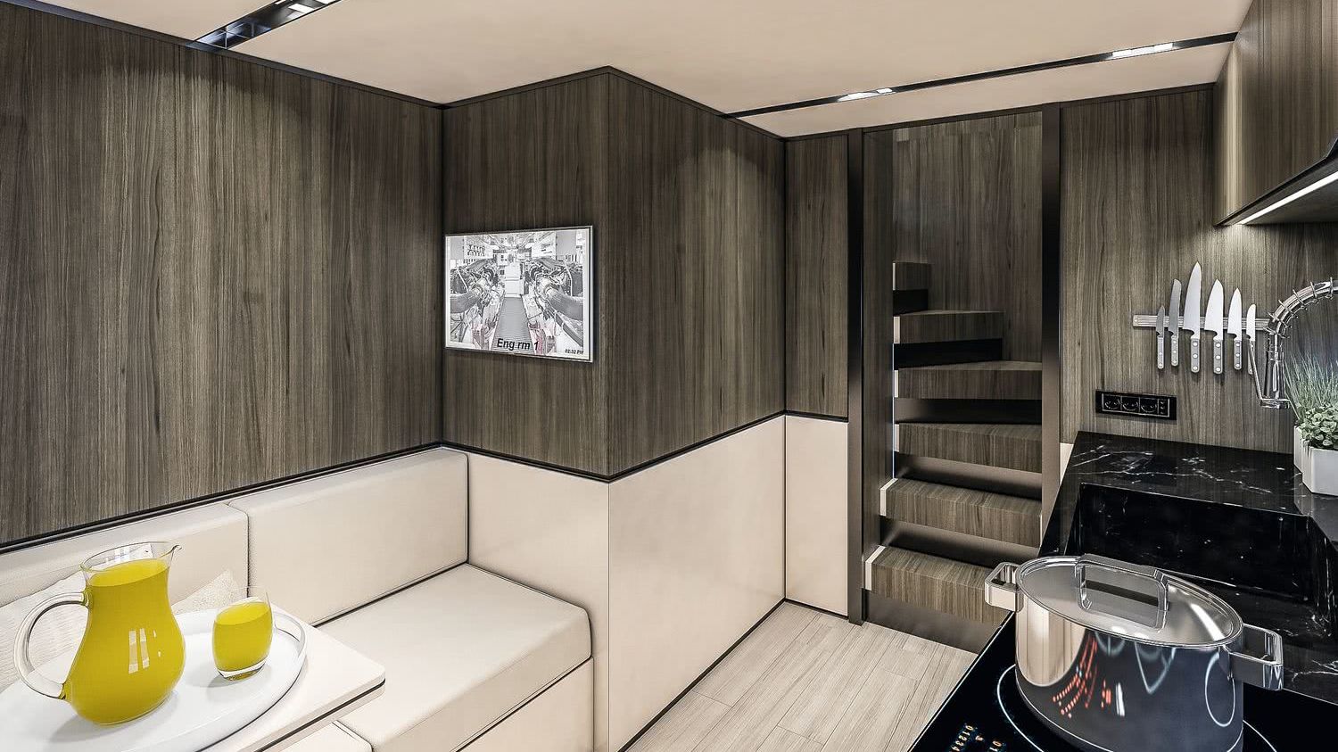 Arcadia Sherpa XL Motor Yacht Interior