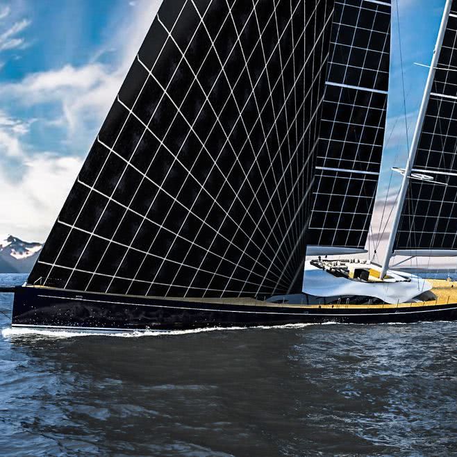 Helios Solar Sails Sailing Yacht