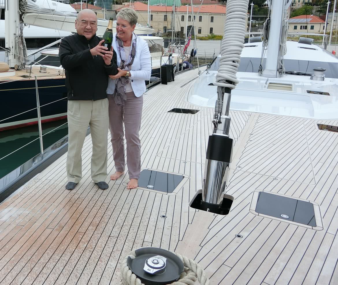 Sea Eagle Yacht Owner Dr. Samuel YinRoyal Huisman