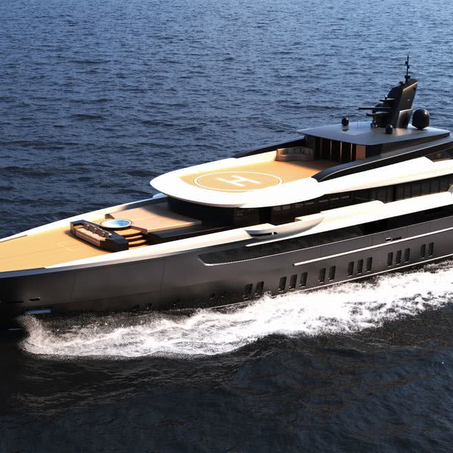 F60 Motor Yacht Design Marco Ferrari Alberto Franchi