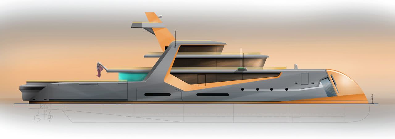 Henry Ward Design 66m Explorer Yacht