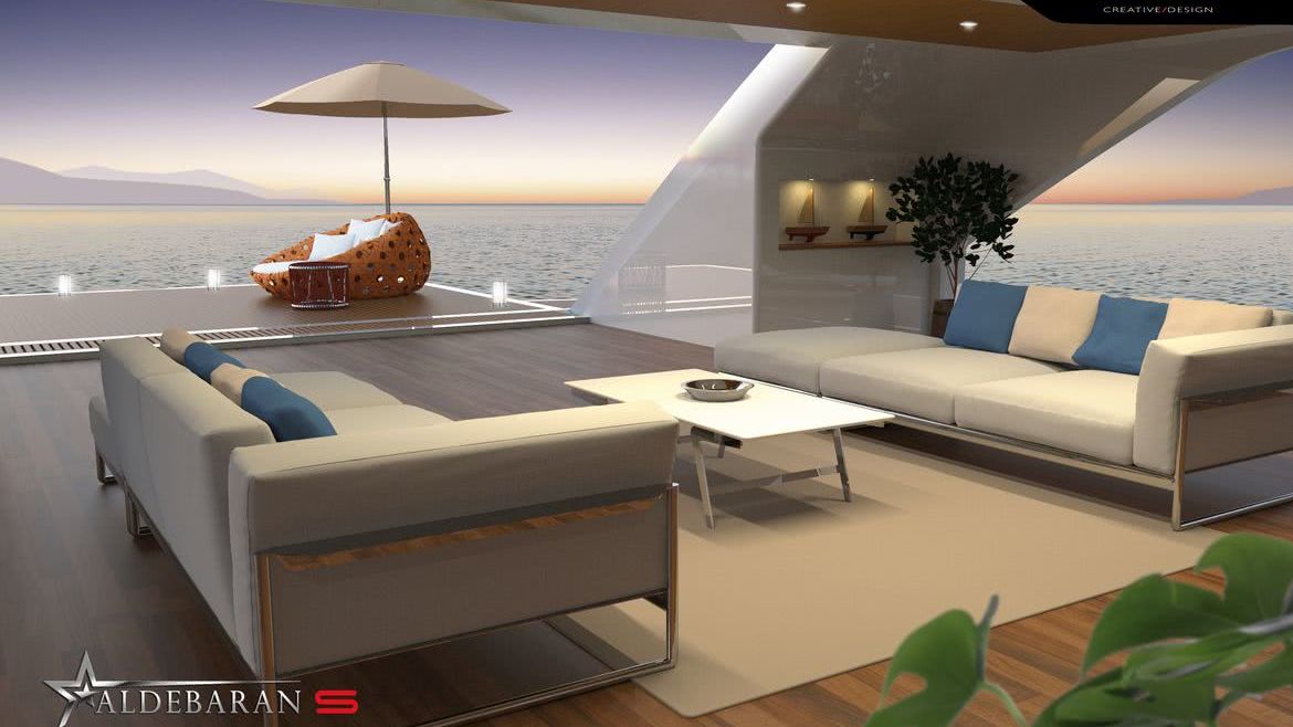 Aldebaran S Motor Yacht Luciano Facchini Beach Club