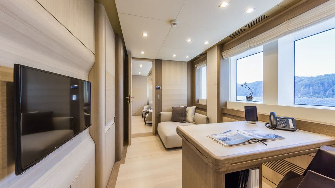 Divine Hybrid Yacht Interior Columbus Yachts