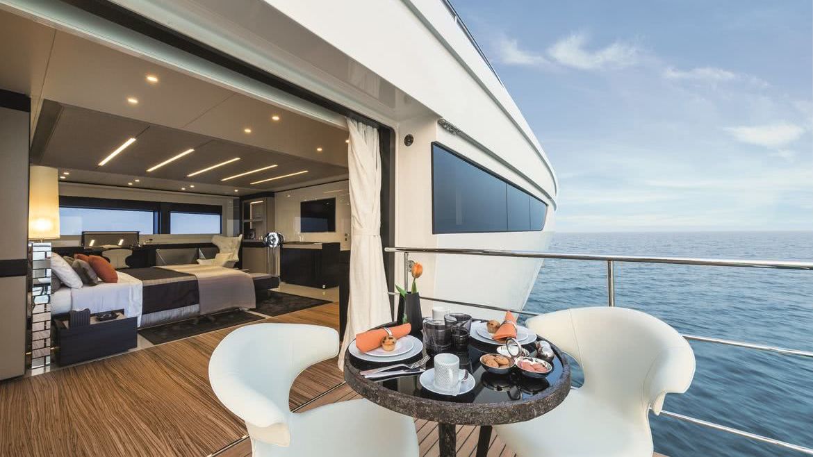 Wider 150 Bartali Hybrid Yacht Interior