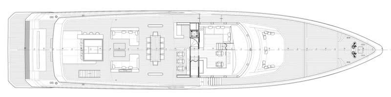 Couach 38m Lounge Collection Motor Yacht General Arrangement