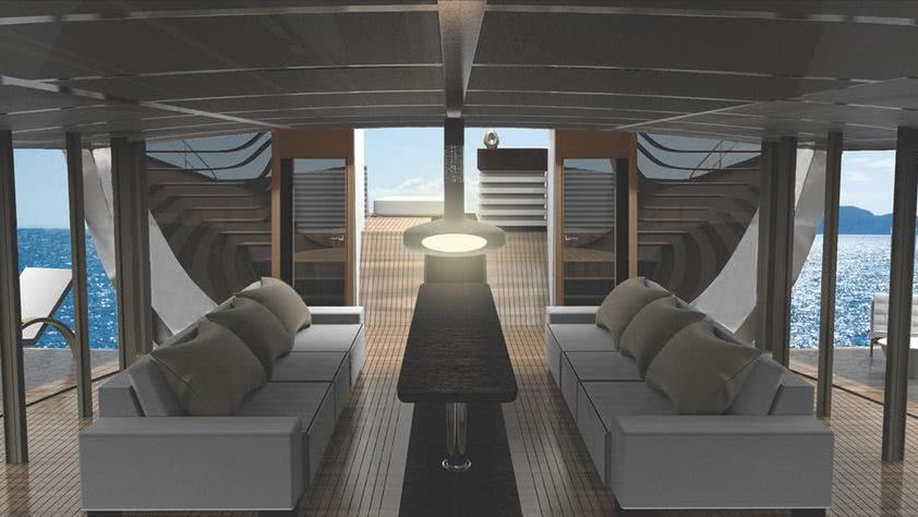 Sailing Yacht Design ILLUSION InMind Design Interior