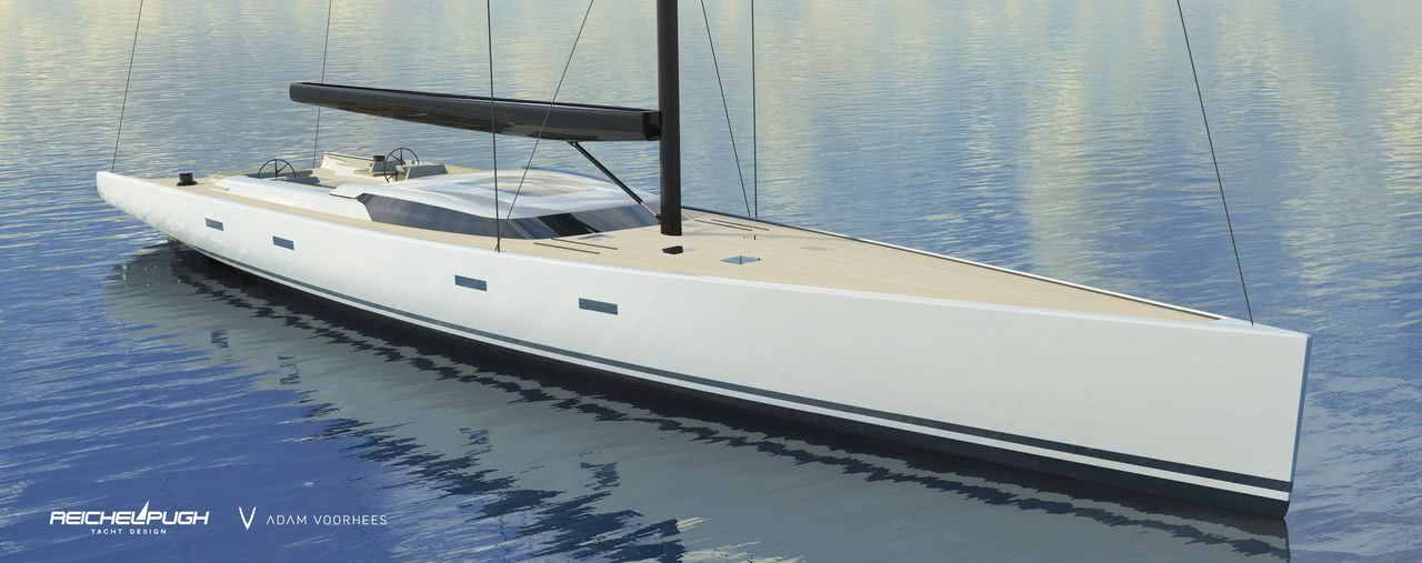 40m Performance Sailing Yacht Concept By Reichel Pugh