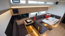 Amel 50 Interior Sailing Yacht