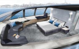 MC155 Trimaran Motor Yacht Interior Design