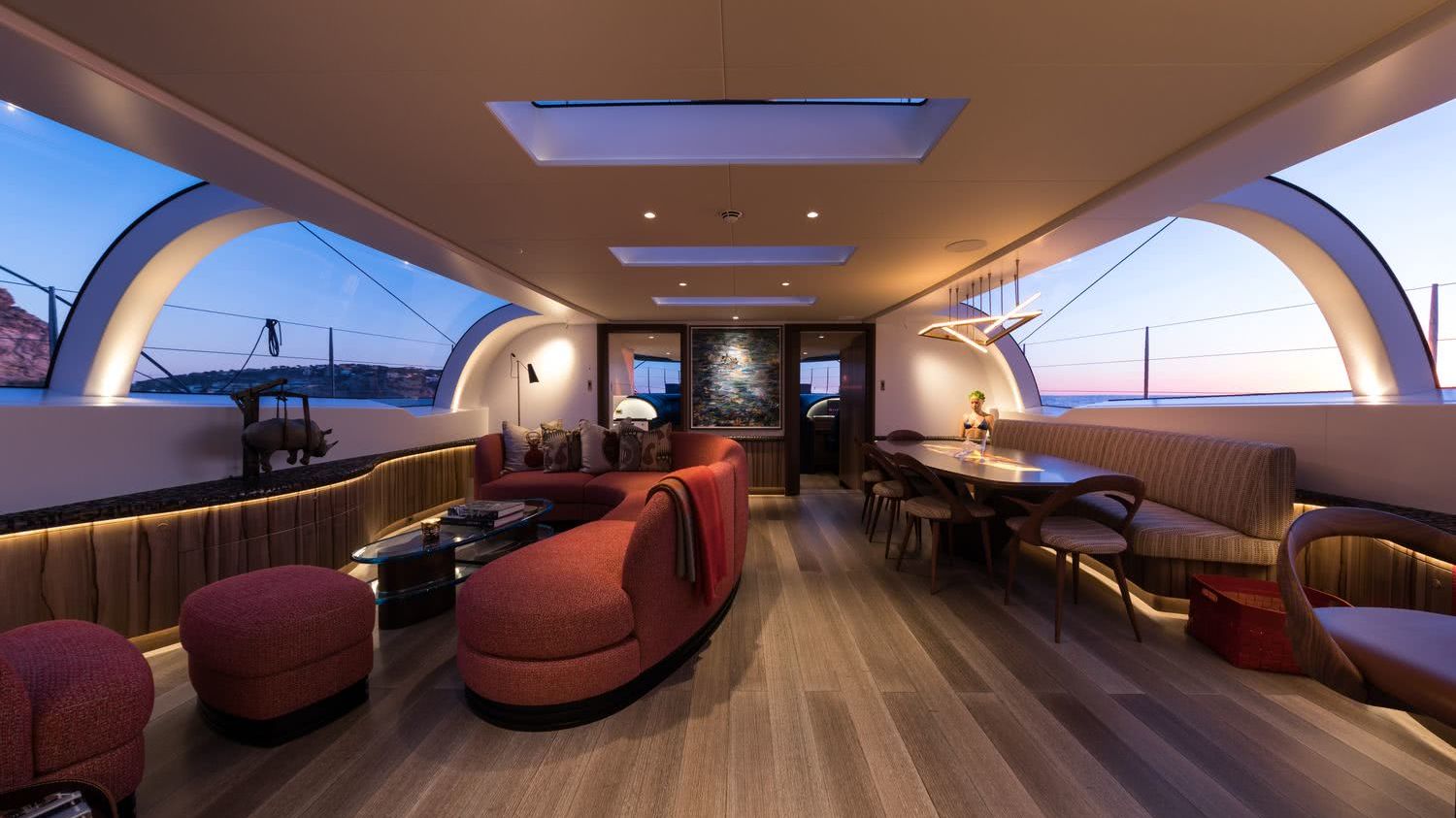 Interior Sailing Yacht Ngoni