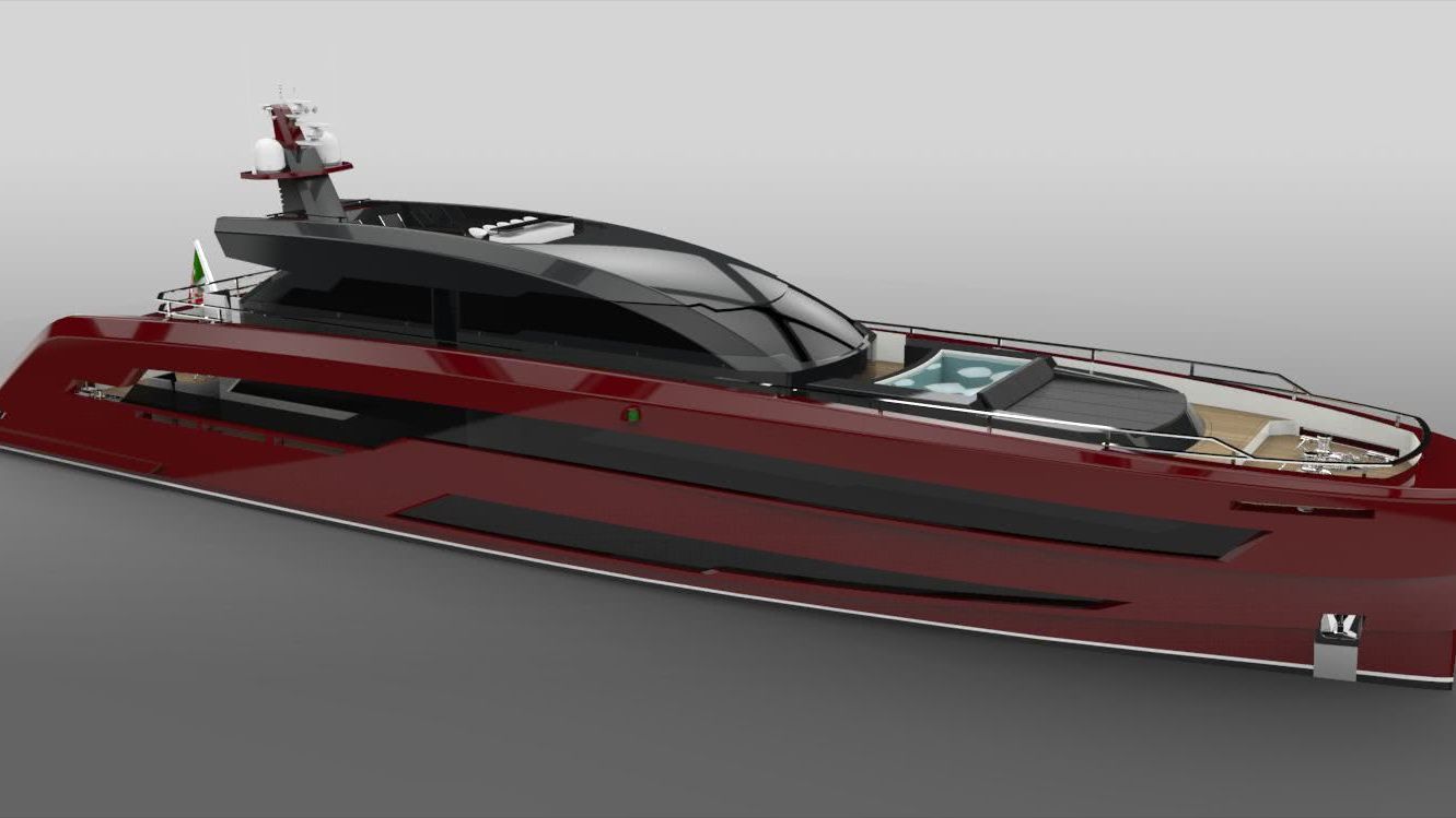 Red Lion Motor Yacht Yankee Delta Studio Michele Stefàno