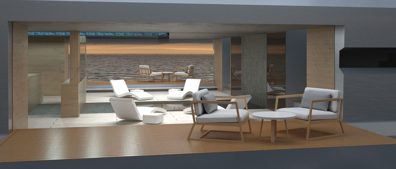 Motor Yacht Sunset Alejandro Crespo Yacht Design Interior