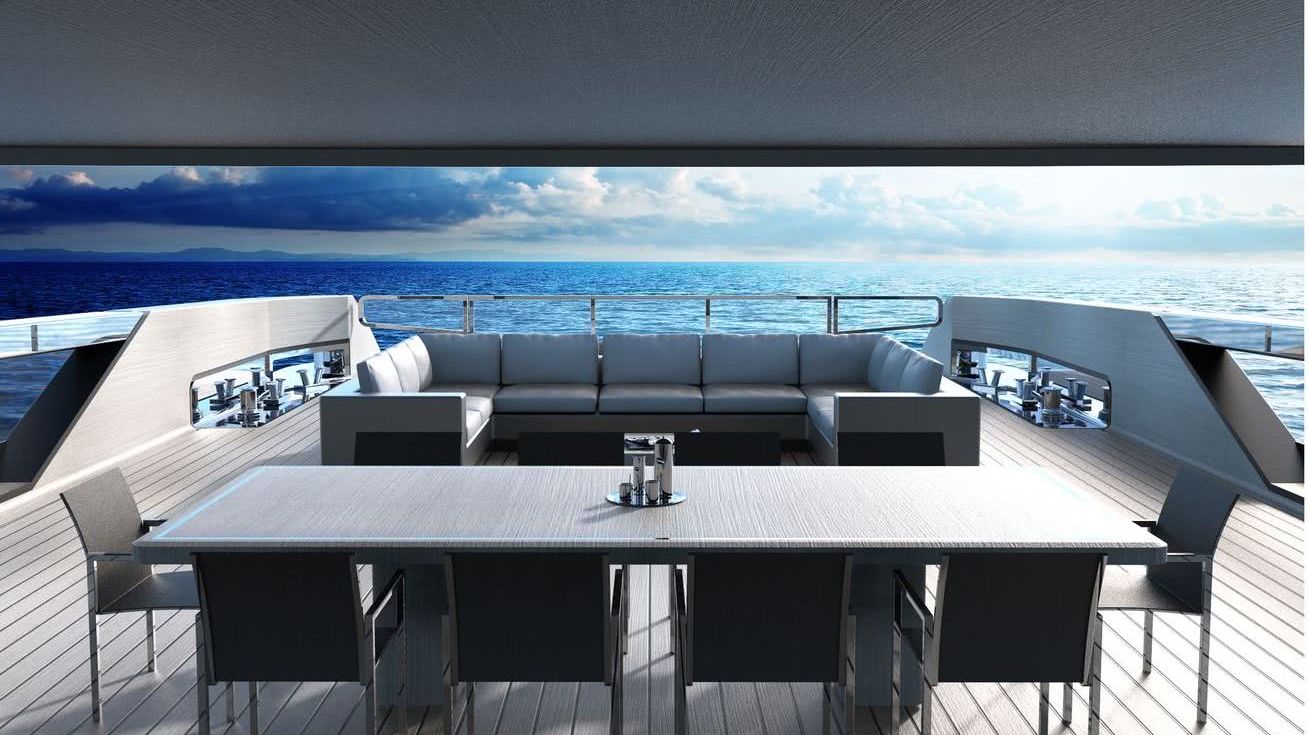 SAETTA Tankoa S533 Motor Yacht Design