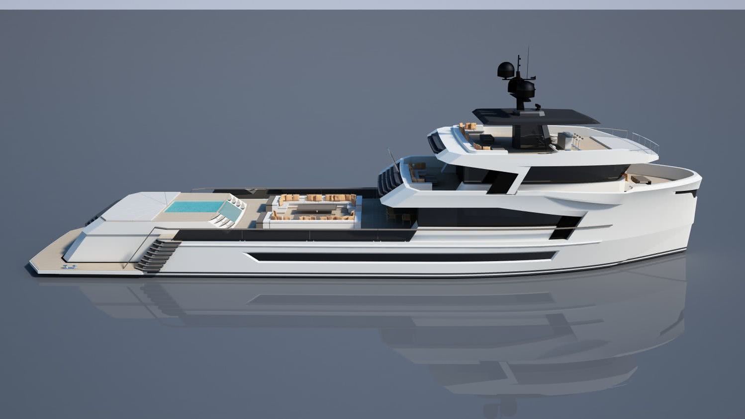 Naucrates 130 Motor Yacht Design Green Yachts