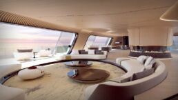 Tuhura Motor Yacht Oceanco Interior Design