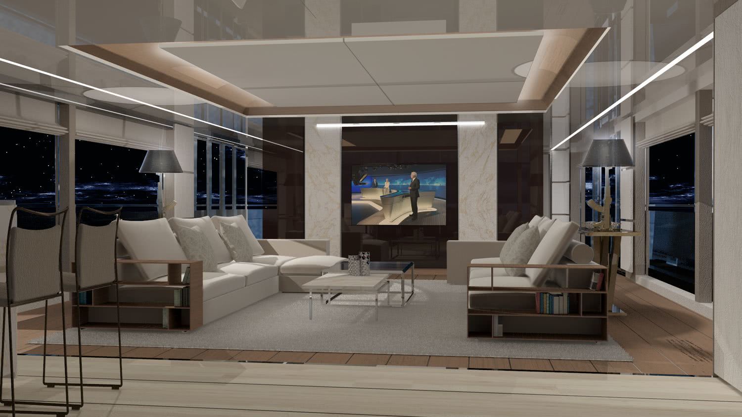 Apeiron Yacht Ridman Studio Interior Design