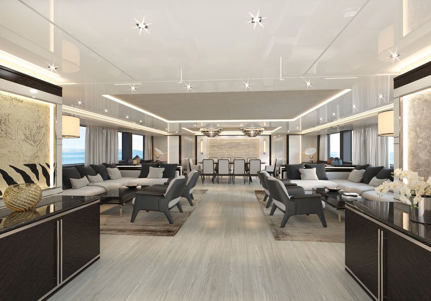 Rosetti Superyachts 48m Support Vessel Interior Design
