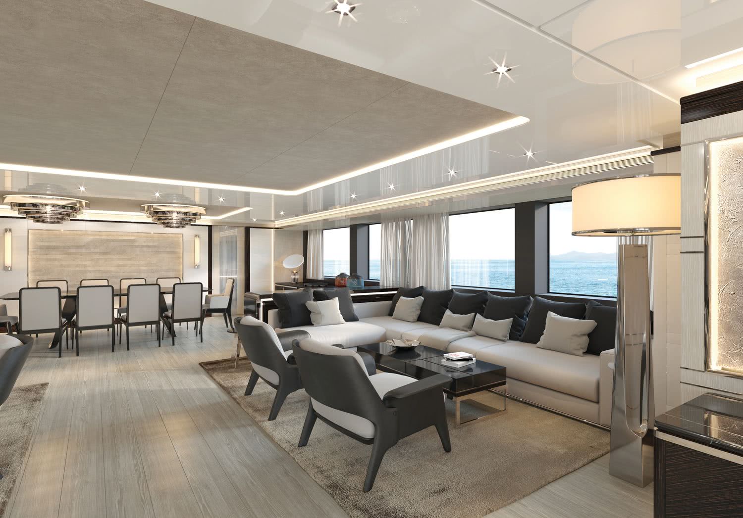 Rosetti Superyachts 48m Support Vessel Interior Design