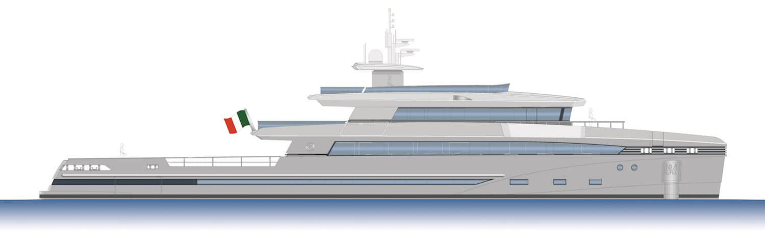 Rosetti Superyachts 48m Support Vessel General Arrangement