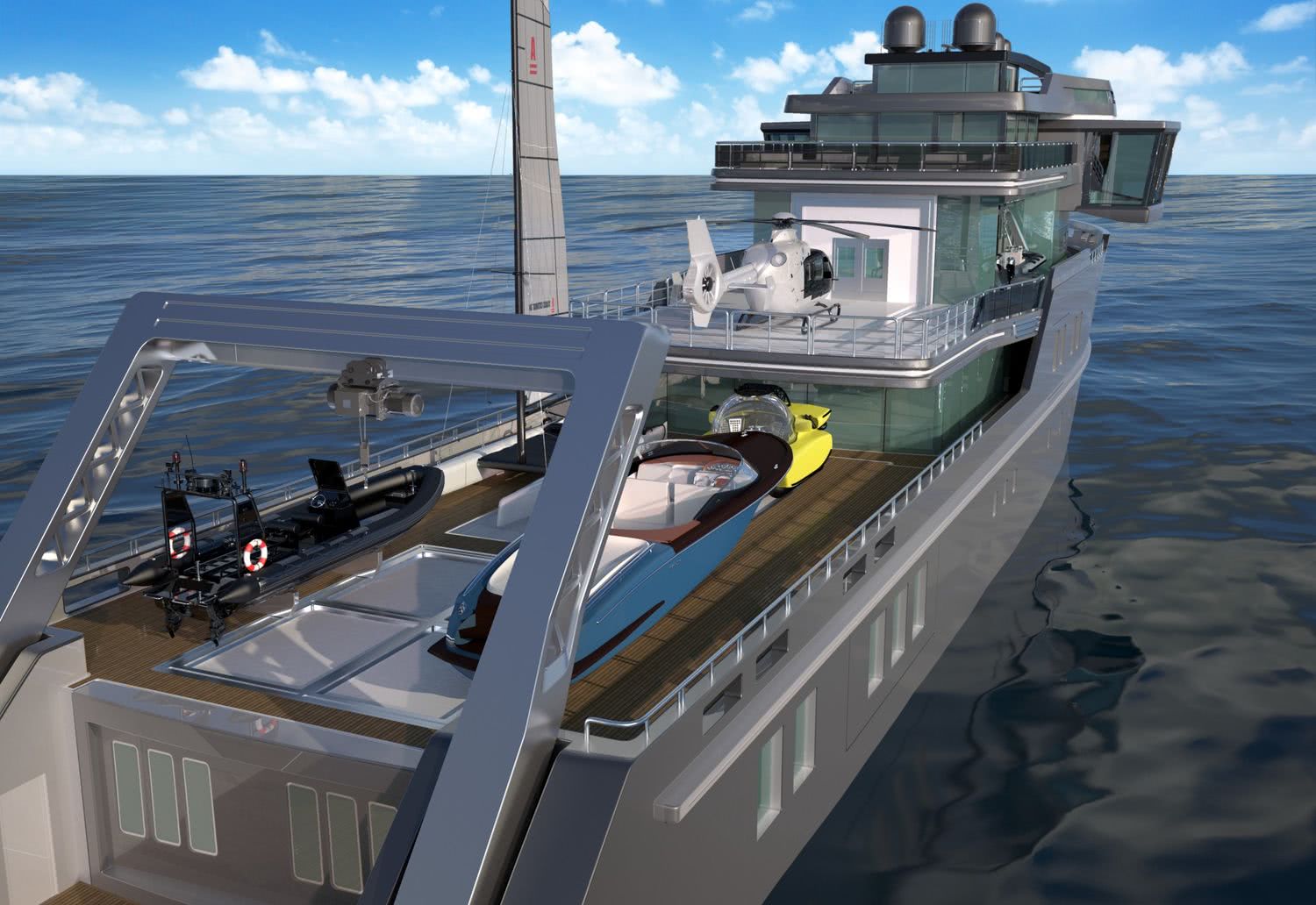 Ida Pfeiffer 70m Explorer Yacht Gill Schmid Design