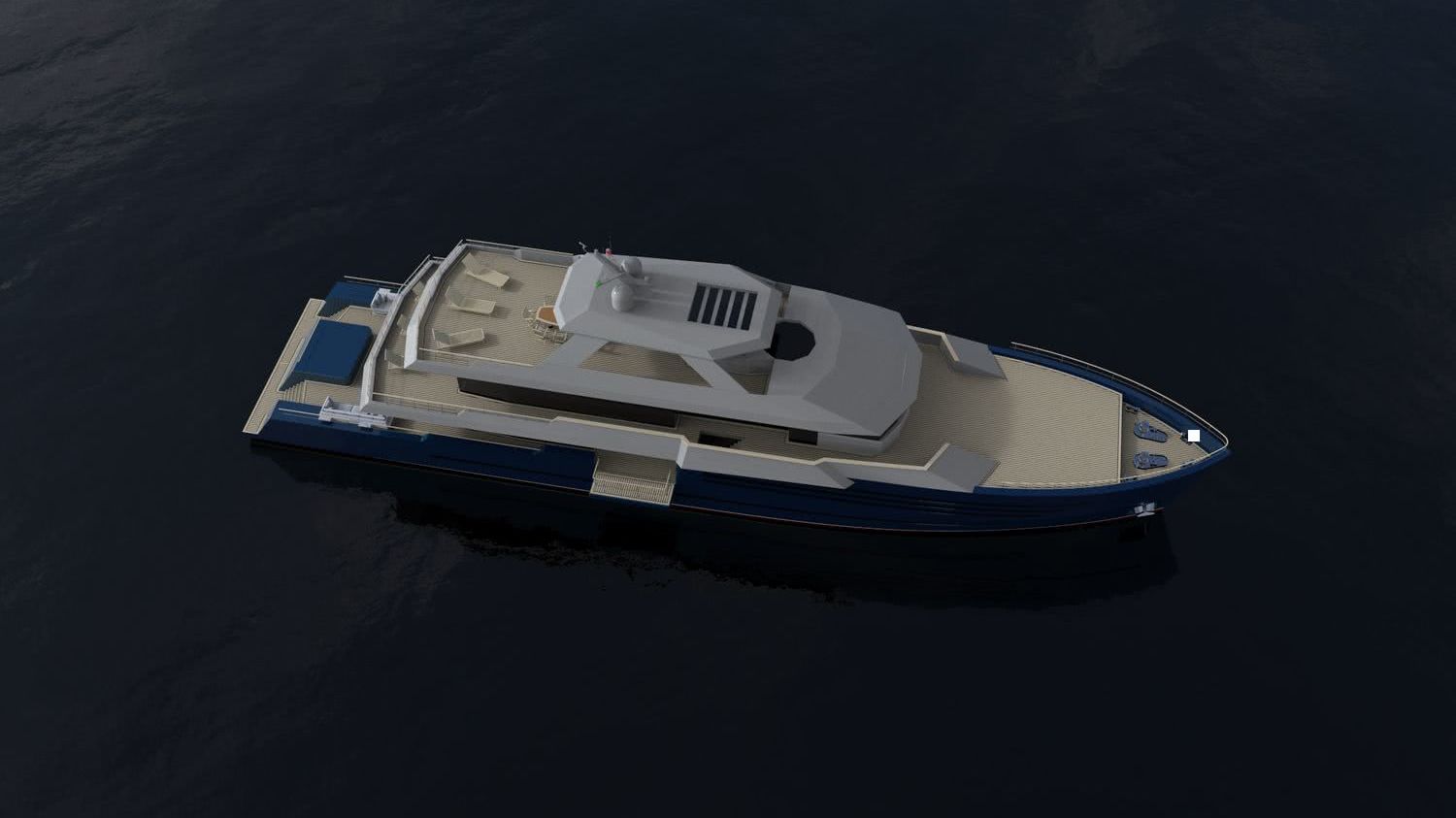 45m Motor Yacht Design Ramazan Örnek