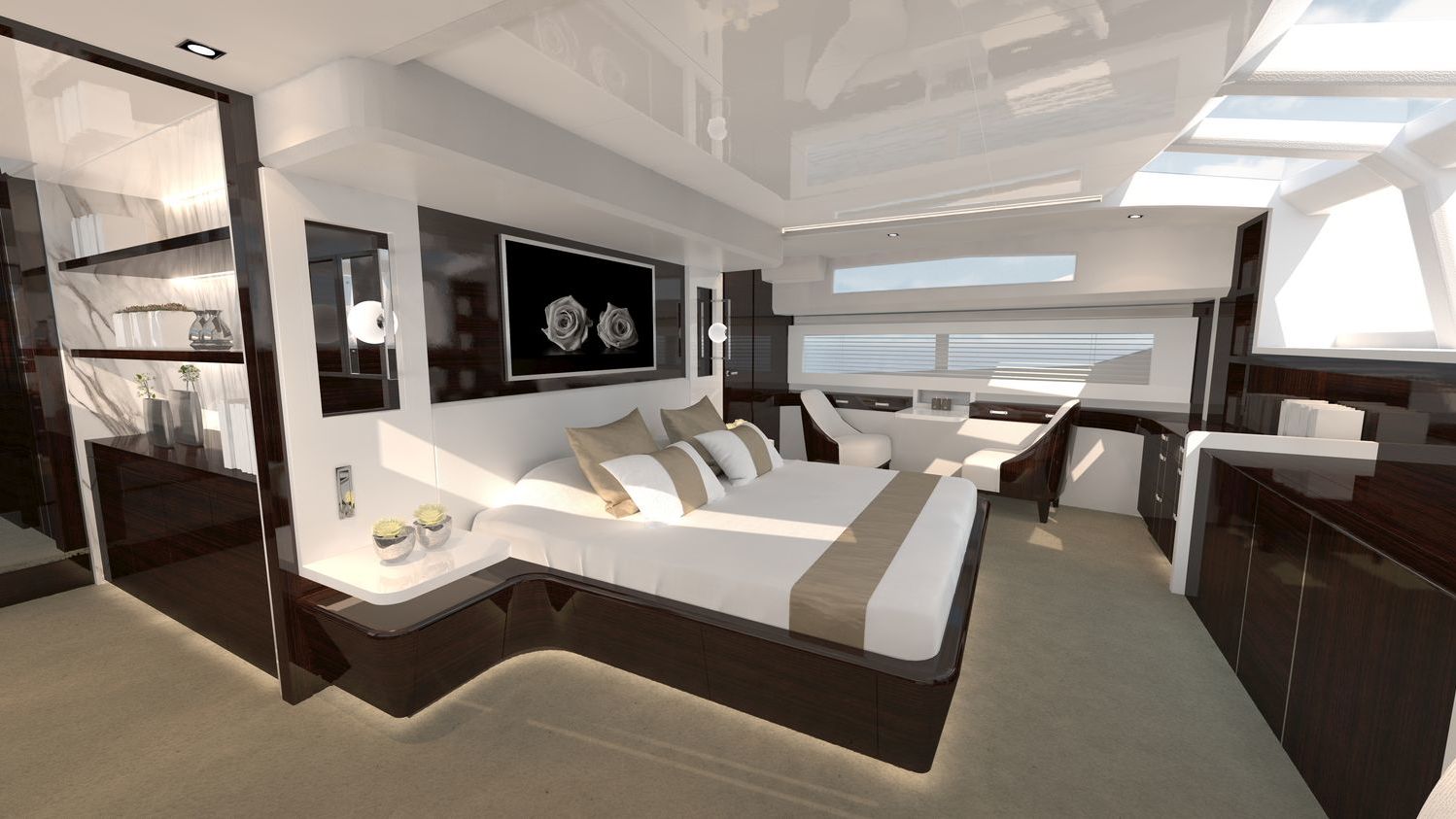 Motor Yacht Pearl 95 Interior