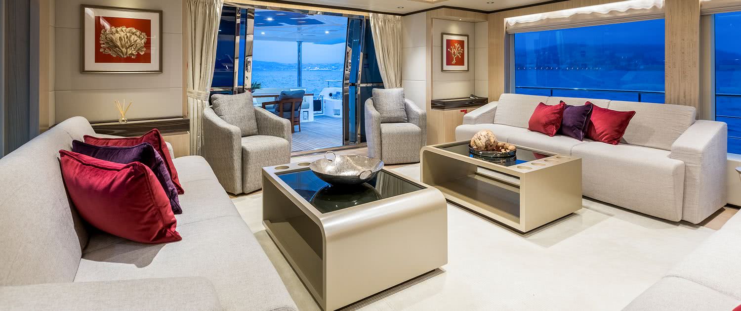 Majesty 100 Motor Yacht Interior
