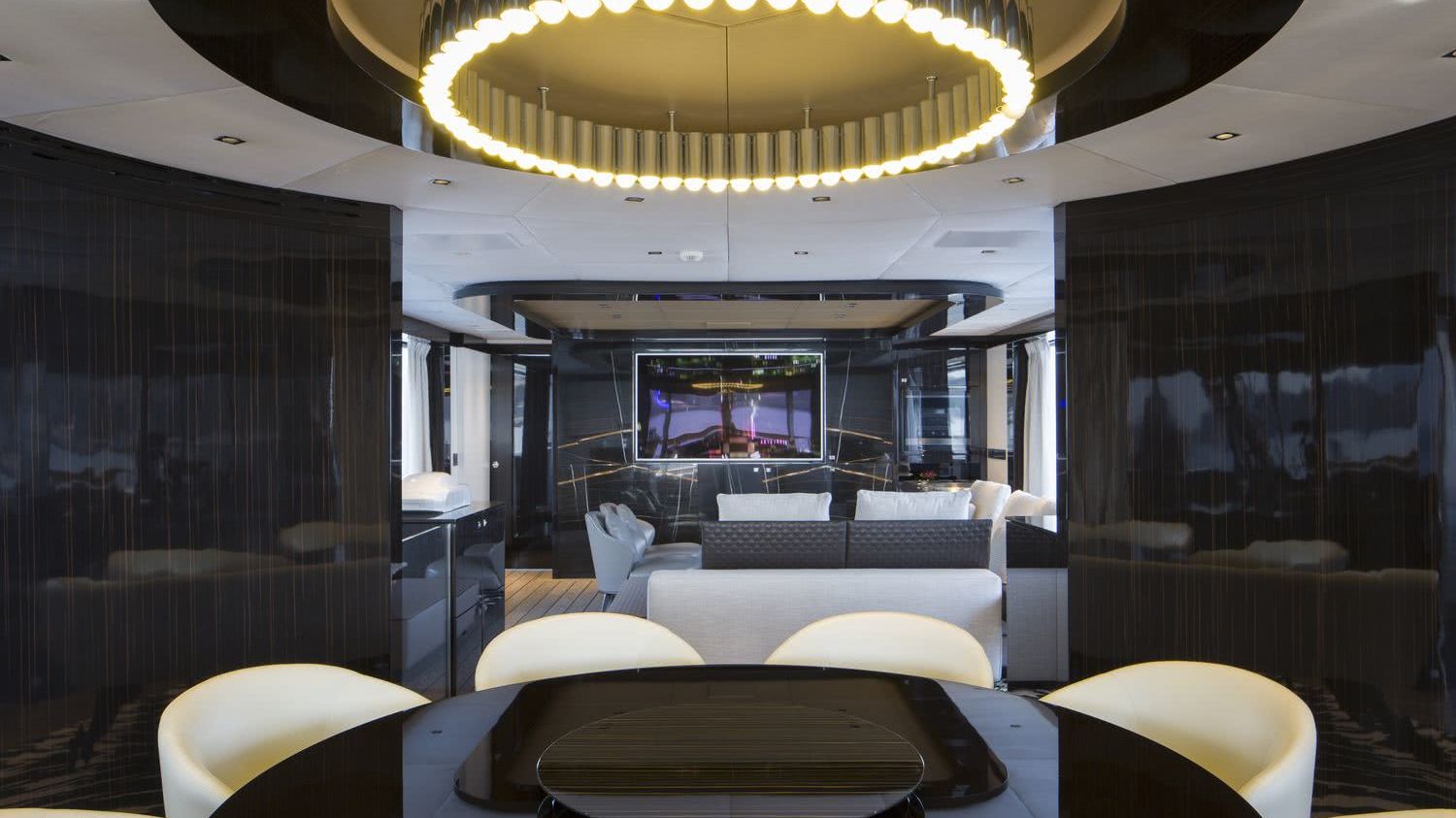 Dynamiq GTT 115 Porsche Design Motor Yacht Interior