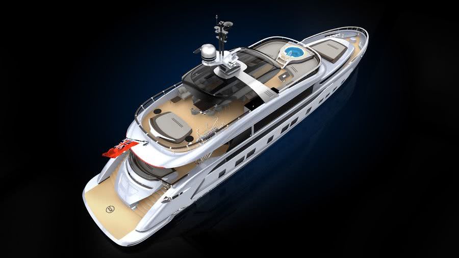 Dynamiq GTT 115 Porsche Design Motor Yacht