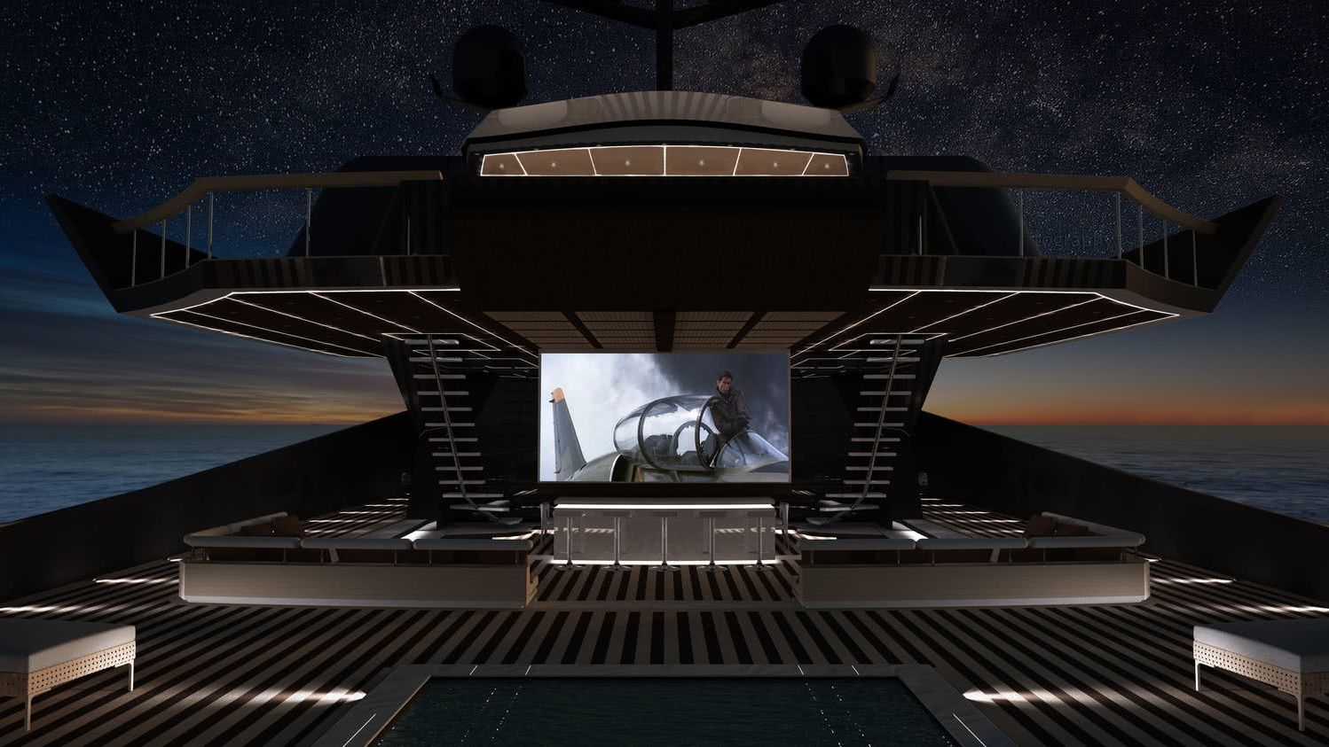 Eleuthera De Azcarate Design 100m Motor Yacht Interior
