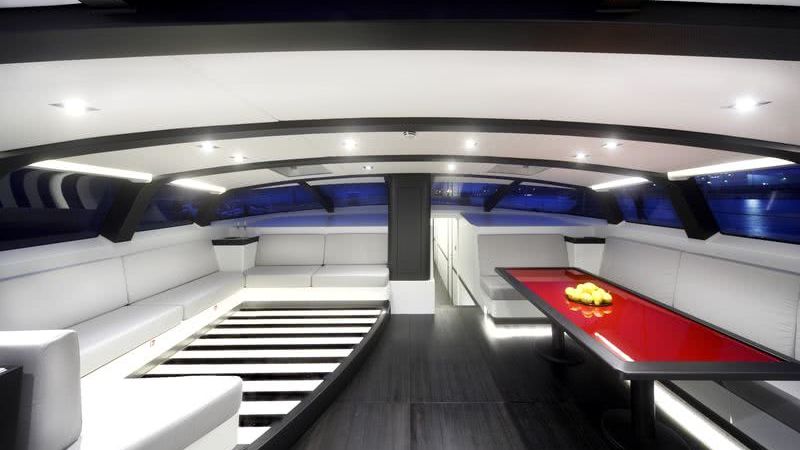 Nomad IV Sailing Yacht Maxi Dolphin Interior