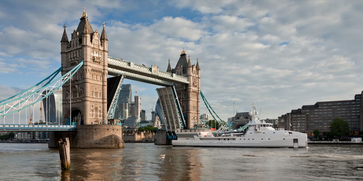 Game Changer Damen Yacht Support Vessel London