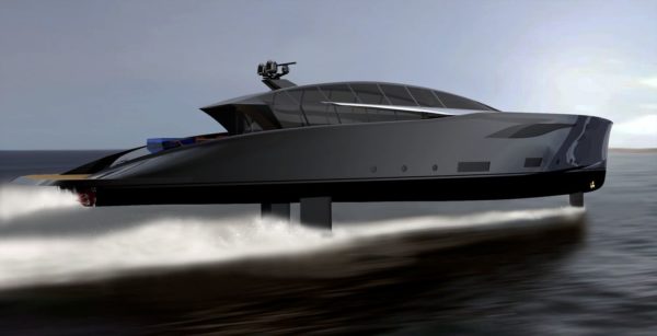 Foiling Yacht Concept HERMÈS by Aristotelis Betsis