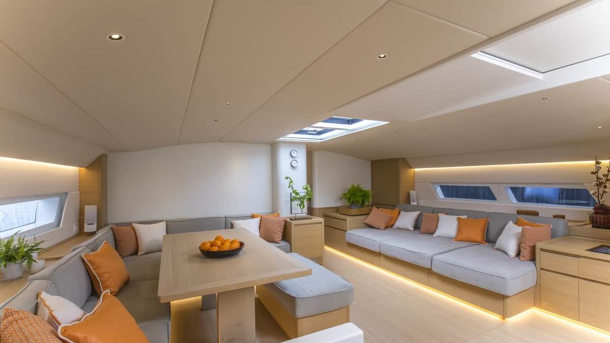 Karma Sailing Yacht Interior