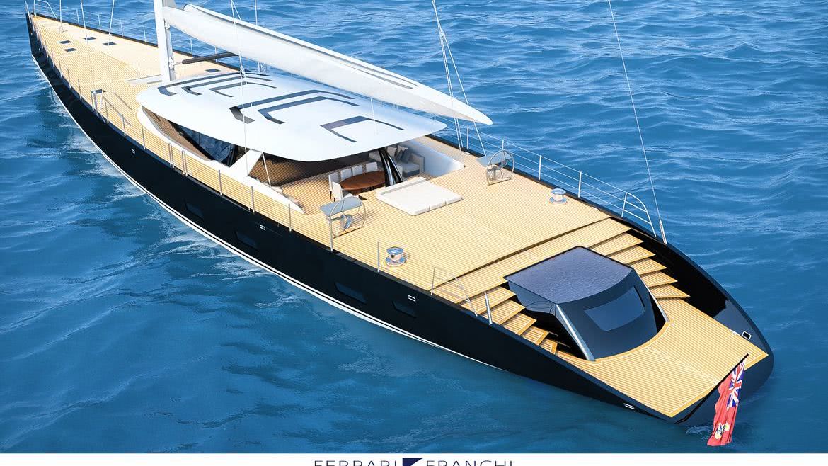 50m Sailing yacht Marco Ferrari Alberto Franchi