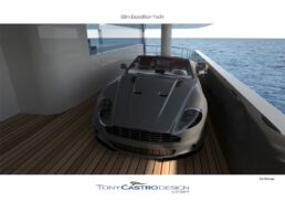 70m Explorer Yacht Tony Castro Car on Board