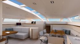 40m Sailing Yacht Philippe Briand Interior