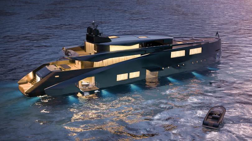 Motor Yacht Design Tuxedo Satura Studio