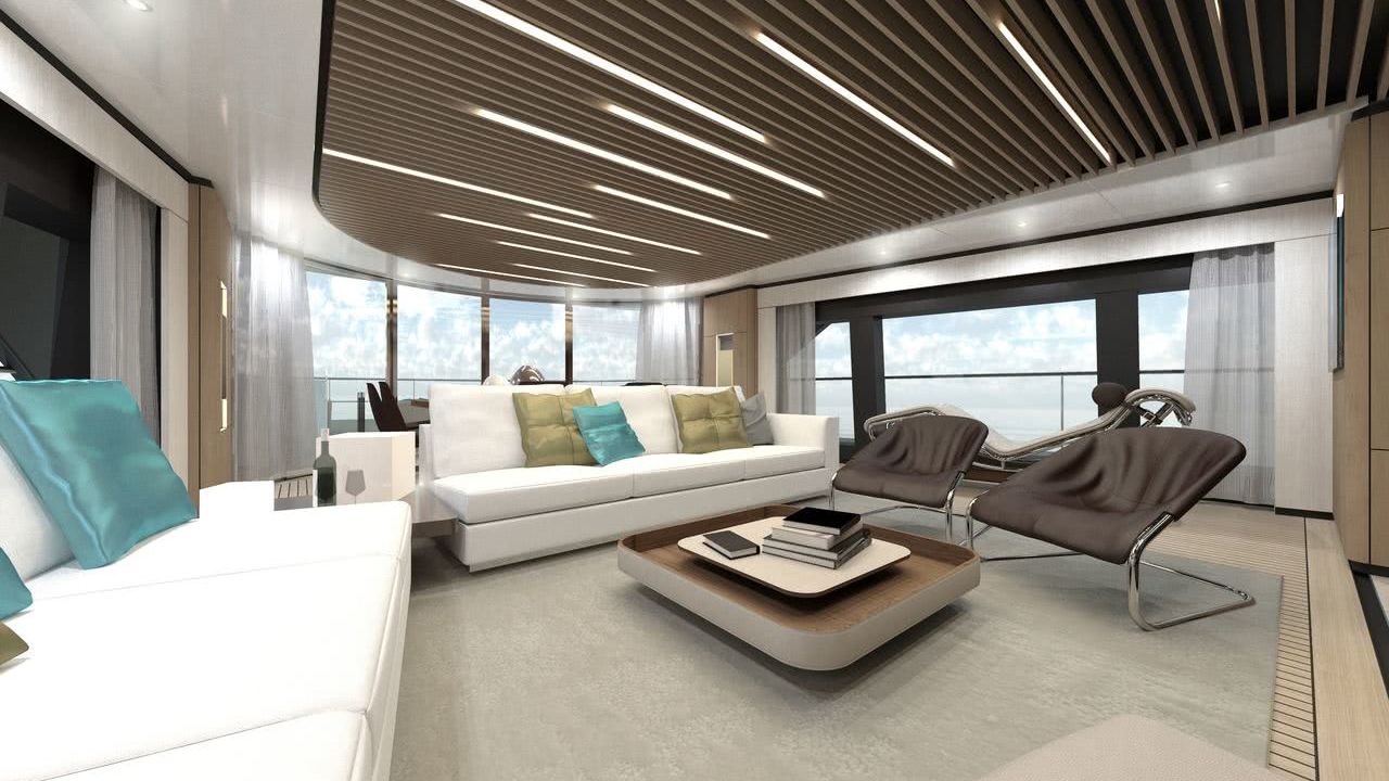 Motor Yacht WIDER 130 Interior Design