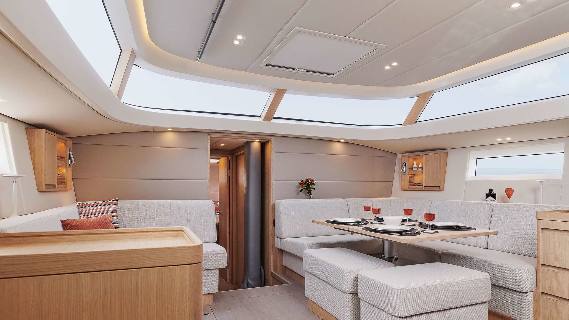 Contest 55 CS Sailing Yacht Interior