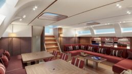 Swan 98 Yacht Interior Salon