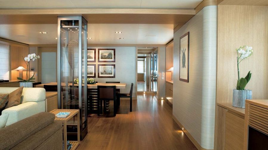 Exuma Yacht Interior