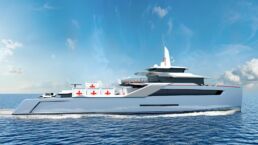Echo Yachts Support Vessel Incat Crowther Naval Architects