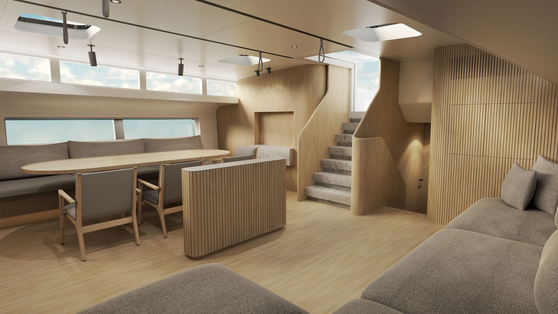 Y9 Sailing Yacht Interior Design