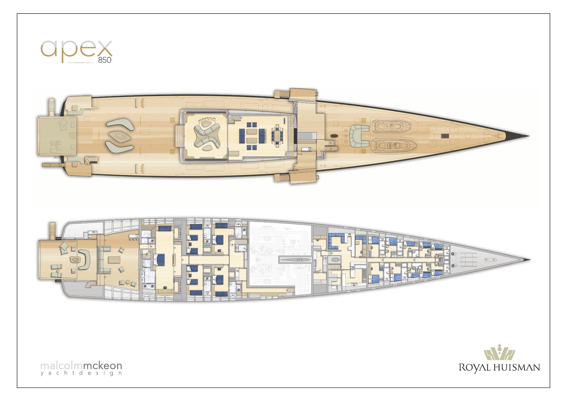 Apex 850 Royal Huisman Malcolm McKeon Yacht Design