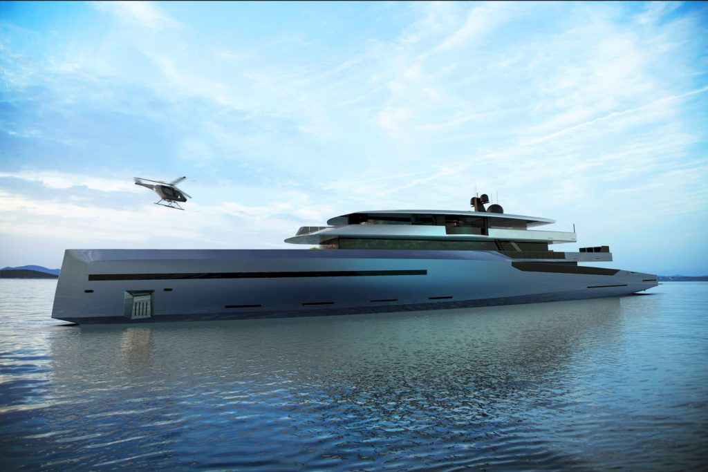 Hybrid Yacht BRAVO 75 by Bravo Yacht Design Group