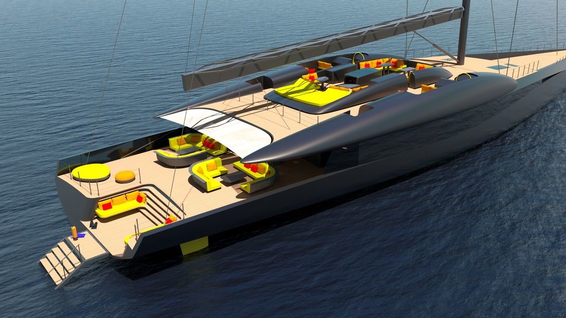 63m Sailing Yacht FURY by Van Geest Design and RDD