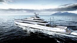 Rendeing of Motor Yacht Ark by Aristotelis Betsis Yacht Design